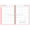 A4 Spiral-Bound Weekly Planner with Plastic Cover